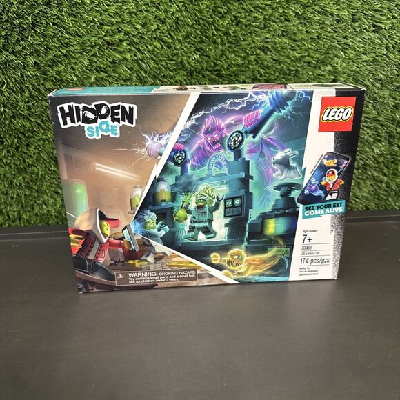 LEGO 70418 Hidden Side J.B.'s Ghost Lab Retired New Sealed Damaged Box - Picture 1 of 6
